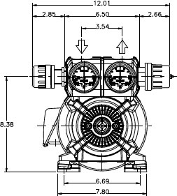 Orion Vacuum Pump krf-15 part breakdown image